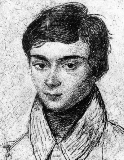 Portrait d'Évariste Galois adolescent